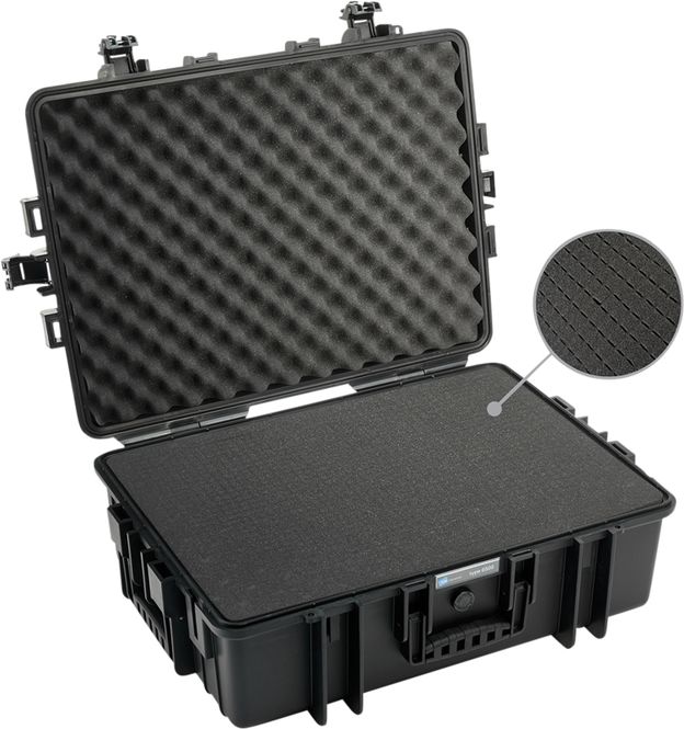 Hovedbilde BW Outdoor Cases Type 6500 (sort) m/ skuminnlegg