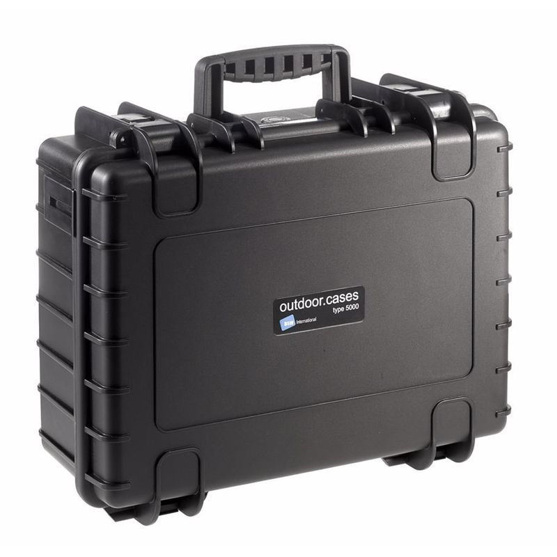 BW Outdoor Cases Type 5000 (sort) m/ skuminnlegg
