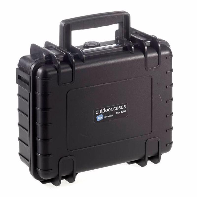 BW Outdoor Cases Type 1000 (sort) m/ skuminnlegg
