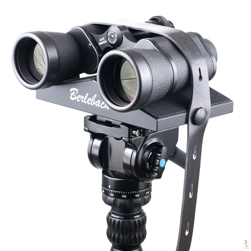 Berlebach stativadapter for kikkert (sort)