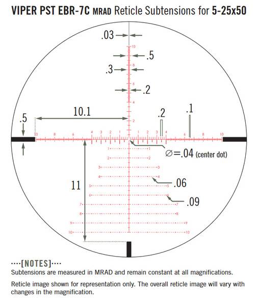 Hovedbilde Vortex Viper PST Gen II 5-25x50 EBR-7C FFP MRAD