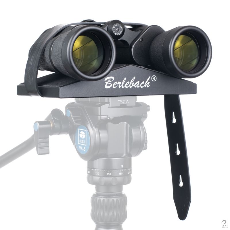 Berlebach stativadapter for kikkert (sort)